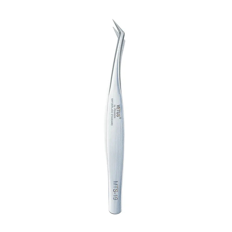 1pcs New VETUS Eyelash Extension Tweezers Stainless Steel Lashes Tweezers High Precision Anti-Static Tweezers Makeup Tools