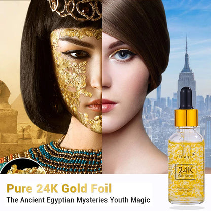 24K Gold Serum 2024 Moisturizing Skin Care Essence Oil Control Moisturizing Facial Beauty Skin Care Products
