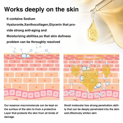 24K Gold Serum 2024 Moisturizing Skin Care Essence Oil Control Moisturizing Facial Beauty Skin Care Products