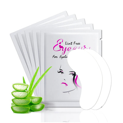 100Pairs Eyelash Patches Hydrogel Gel Eye Patches Wholesale false Eyelash Extension Under Eye Pads Makeup Tools